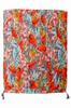 Colorful Tropical Scarf with Pineapple and Flower Pattern 180X90 - Cotton with Viscose
