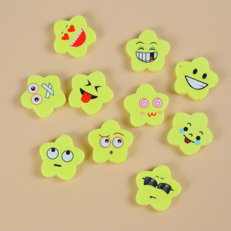 Adorable Star Eraser for Kids - Cartoon Stationery Gift for Elementary Students