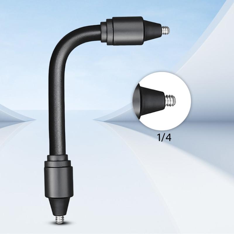 Universal 1/4 Inches Male To Male Flexible Screw Adapters Rod For DSLR Action Cameras Light Stands Phone Mounts