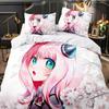 3D Print Anime SPY×FAMILY Anya Forger 3D Duvet Cover Bedding Set Comforter Linen Pillowcases Home Decor Single Double King Queen