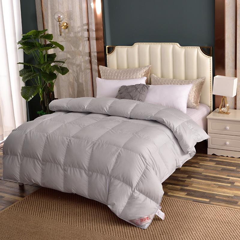 Single Layer Down Comforter Cover with Soft Silk Thin Encrypted Liner.