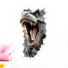 3D Dinosaur Breaking Through Wall Self Adhesive Sticker for Kids Boy Bedroom Door Wall Home Decor