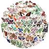50 Colored Blender Moth Stickers Personalized Decorative Guitar Laptop Suitcase DIY Waterproof Stickers