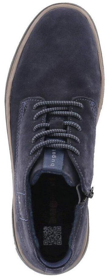 Bugatti Stiefel Knöchelhohe Stiefel in Dunkelblau aus Wildleder