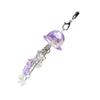 Unique Acrylic Jellyfish Keychain Phone Straps Chain Delicate Bag Purse Pendant for Phones Keys and Headphone Decoration