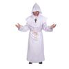 Halloween Costume Cosplay Medieval Hooded Robe Costume Monk Friar Robes Priest Costume Christian