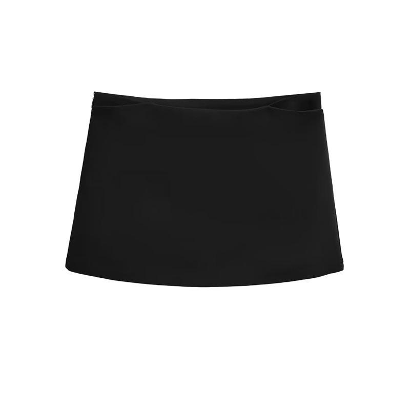 Schicker Retro-Sommerrock mit niedrigem Bund: Schlankmachender & Flirty Kurzer Rock für Damen