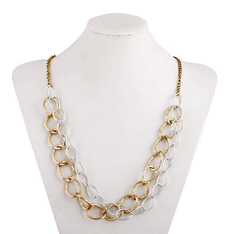 Geometric Necklace For Women With Zinc Alloy Pendant For Wedding And Travel Gift