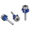 3 Stück Abrundfräser Holzbearbeitung Fräser Abkanten Messer 4 Schneiden 6mm Schaft R1 R2 R3