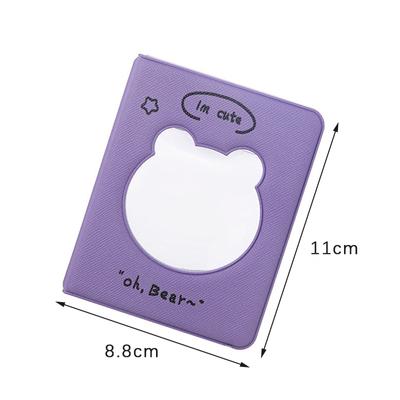 3 Zoll Fotokartenhalter Herz Liebe Hohl Fotoalbum 32 Taschen Kpop Kartenbuch