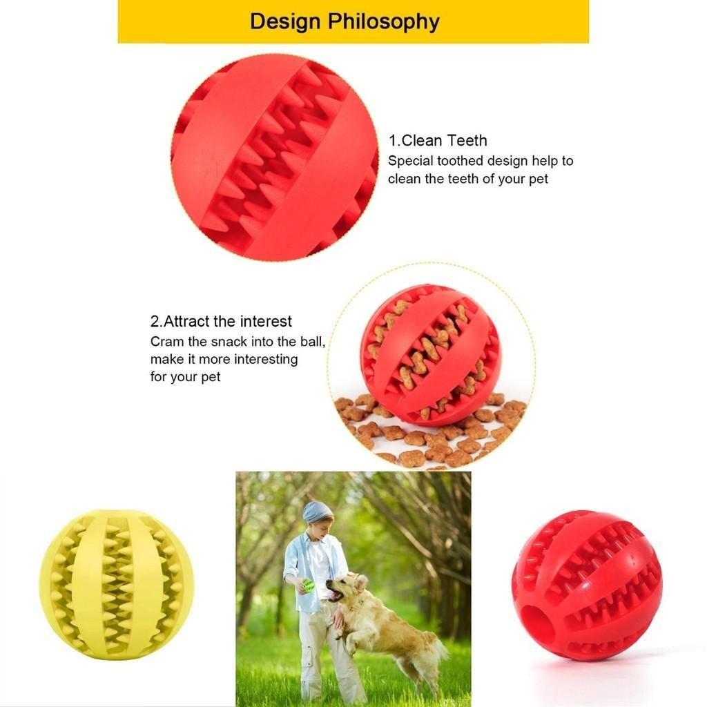 Non-toxic Rubber Pet Ball For Iq Training And Chew Resistant Playtime