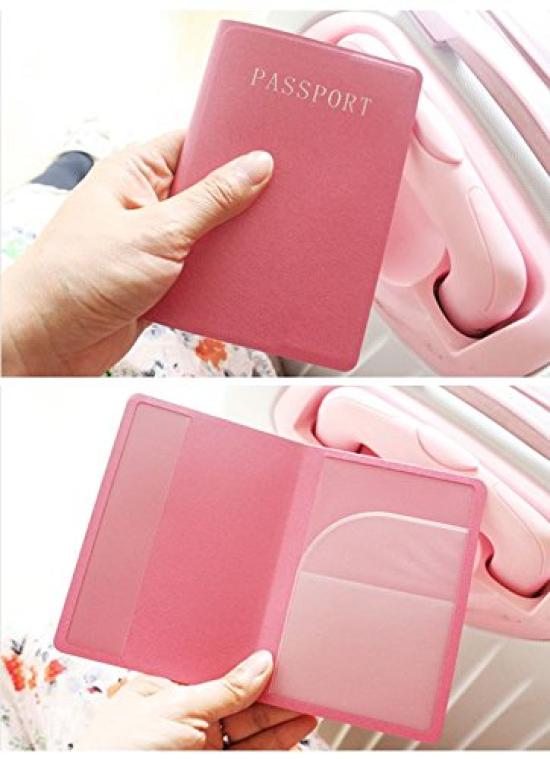 Passport Also Fits from 6 Cover/passport Case. Cards! [Choose Colors] (Pearl Gold)