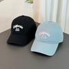 Fashion Hat Big Head Circle Letter Embroidery Soft Top Baseball Cap Califor American Men's and Women's Fashion Casual Face Duck Tongue