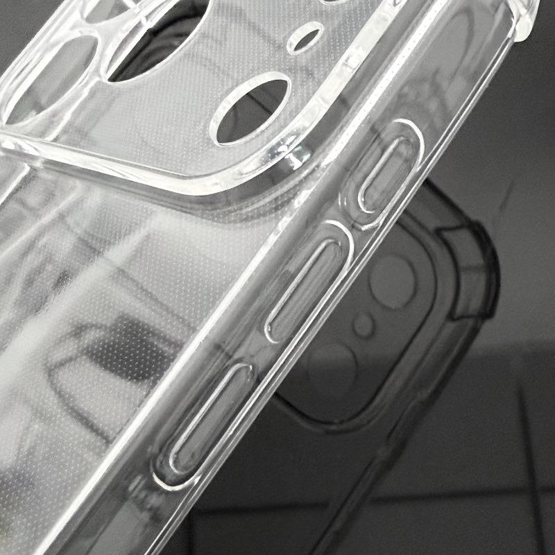 Transparent TPU Case for iPhone 17 Pro Max 17Air Shockproof Phone Cases for iPhone 17 17pm 17Air Shell Clear Protective Cover
