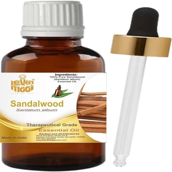 Levenmooi Sandalwood (Santalum album) Pure & Natural Therapeutic Grade Essential Oil Glass