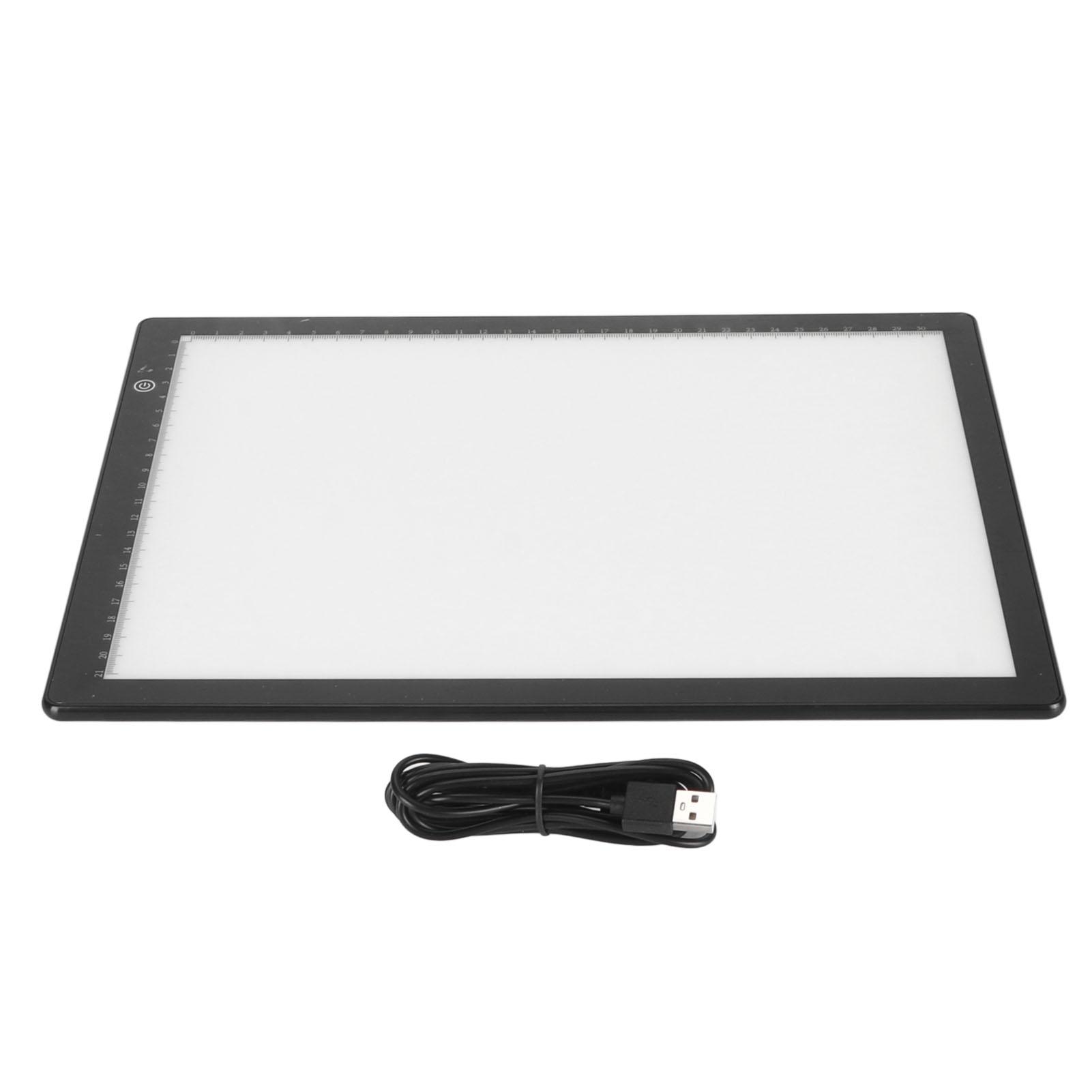 

Слайд-просмотрщик 3 уровня яркости Формат A4 Мягкий светодиодный свет Лайтбокс для сканирования пленки Питание от USB-C Редактирование в приложении для офиса белый