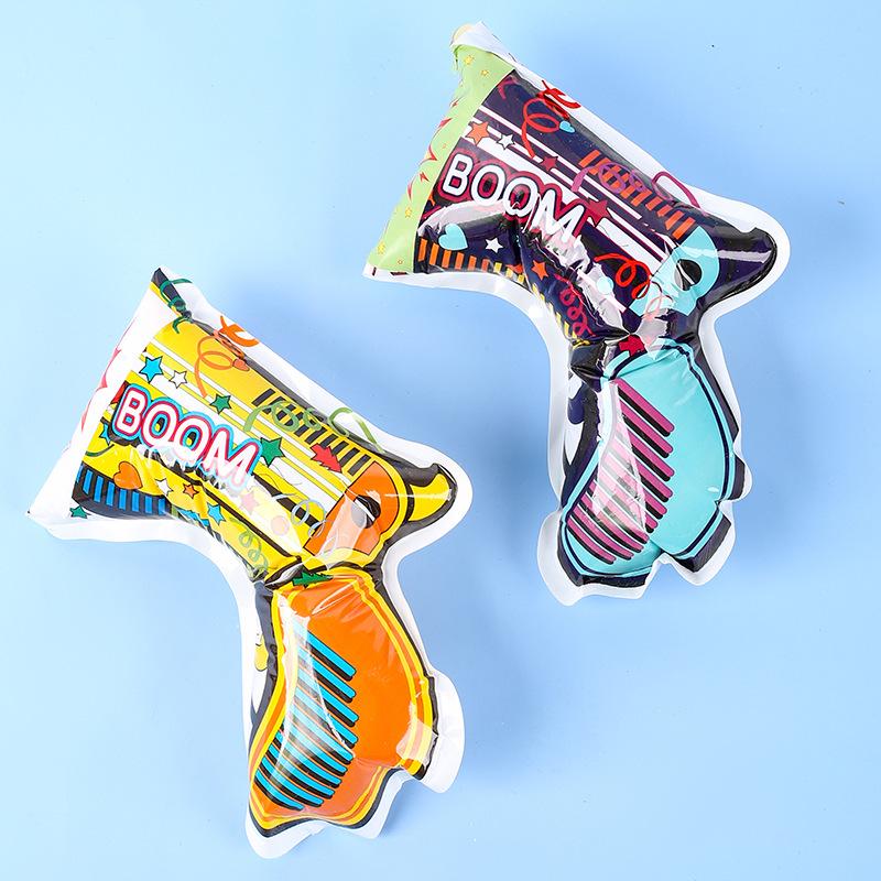 Creative Automatic Inflatable Confetti Gun for Weddings, Events, and Children's Celebrations.