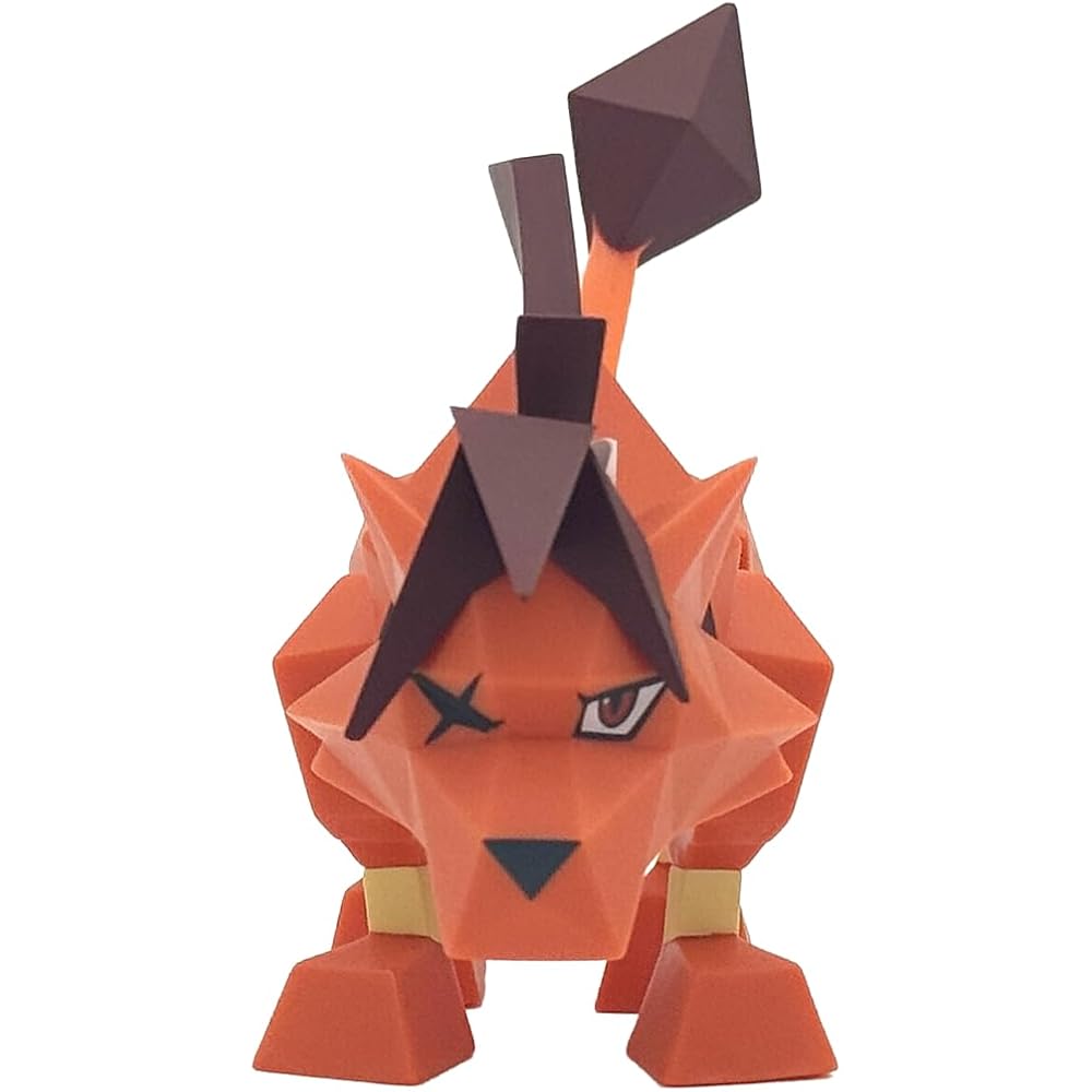 Final Fantasy VII Polygon Soft Vinyl Figure Red XIII Collectible Toy 15cm