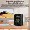 5 in 1 Indoor Air Quality Monitors CO2 HCHO TVOC Humidity Temperature Tester USB Charging LED Display for Home Office