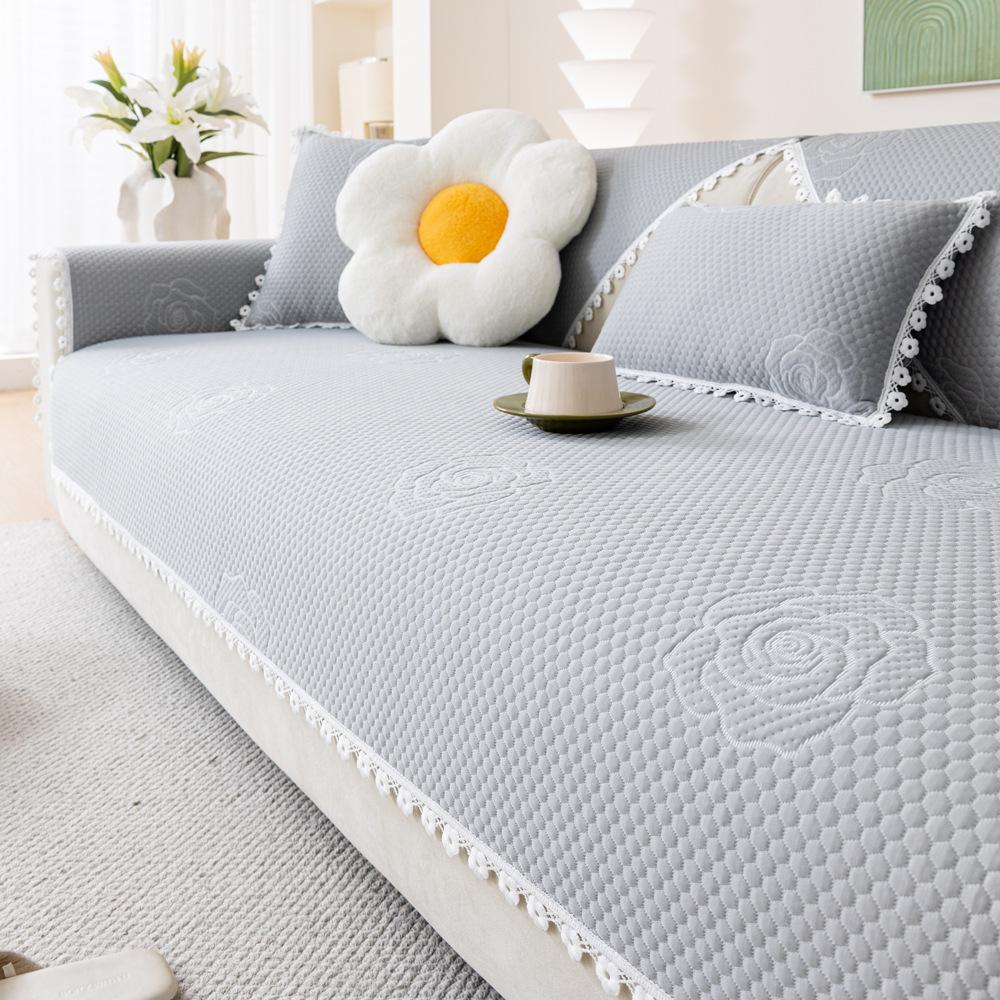 Lace Summer Cool Bean Sofa Cushion  New Non-Slip Mat Seat Cushion Summer High-End Sofa Cover