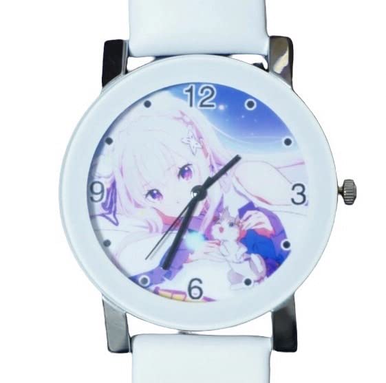 

RE Zero - Начиная жизнь в другом мире Эмилия ReZero Часы Наручные часы Милые