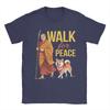 Peace Walking Monks And Aloka Dog Walk for Peace Unisex T Shirt  Amazing Tees Short Sleeve O Neck TShirt Cotton Summer Clothes
