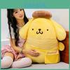 Almofada de Pelúcia Desenho Animado Pom Pom Purin Com Enchimento Macio de Algodão Para Dormir e Relaxamento