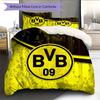 Borussia Dortmund  Set Copripiumino con Fantasia  Decorazione per la Casa  Regalo (1 * copripiumino + 2 * federe senza imbottitura)