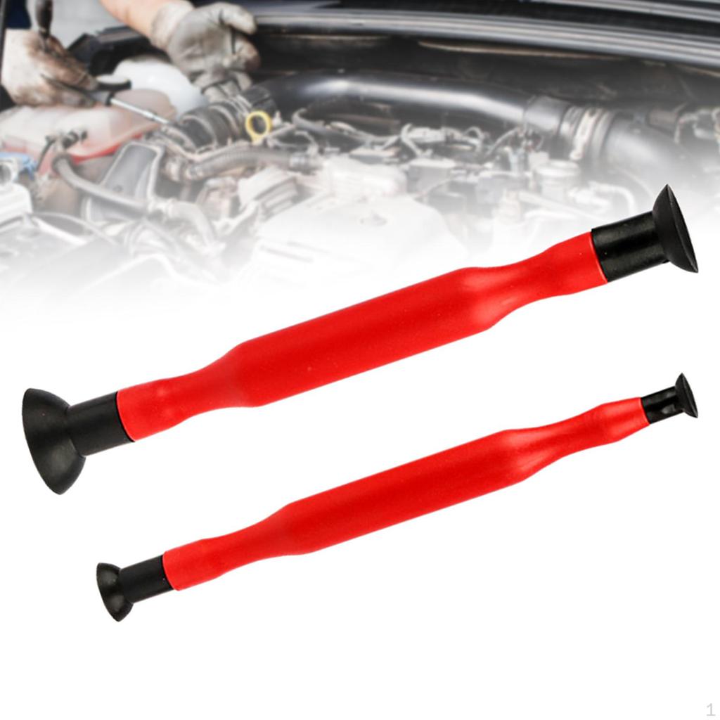 2-teiliges Ventilläppset, Schleif- und Läppstiftwerkzeug mit Gummigriff für Motorventile, Staubentfernung