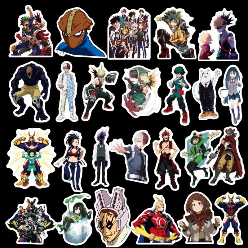 50pcsset No Boku Pvc Adhesive Stickers For Laptop Car Luggage
