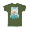 Gift T-Shirt : Polar Bear Mandala Nature Wild Animals Wildlife Fauna Safari