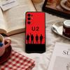Etui Na Telefon Band U-U2 Do Samsung S 25,24,23,22,30,21,10,9,Ultra,Plus,Lite,FE,4,5 G Miękkie Czarne Etui