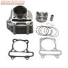 Scooter 63mm 4 Valve 4V Racing Big Bore Cylinder Kit For GP110 GY6 125cc 150cc Upgrade To 200cc 152QMI 157QMJ 4T