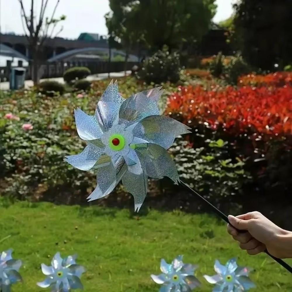 Weatherproof Bird Repeller Pinwheels Anti Birds Windmill Spinner  for Garden Protection