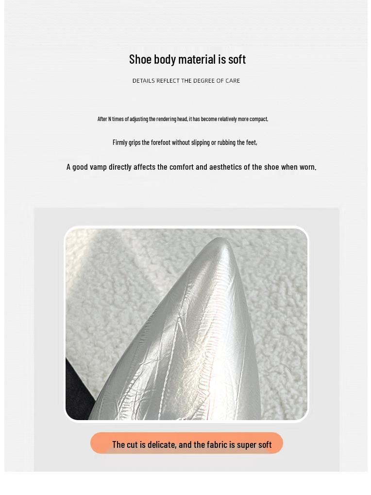 Spring & Autumn Beaded Strap Pointed Toe Mary Jane Shoes for Women