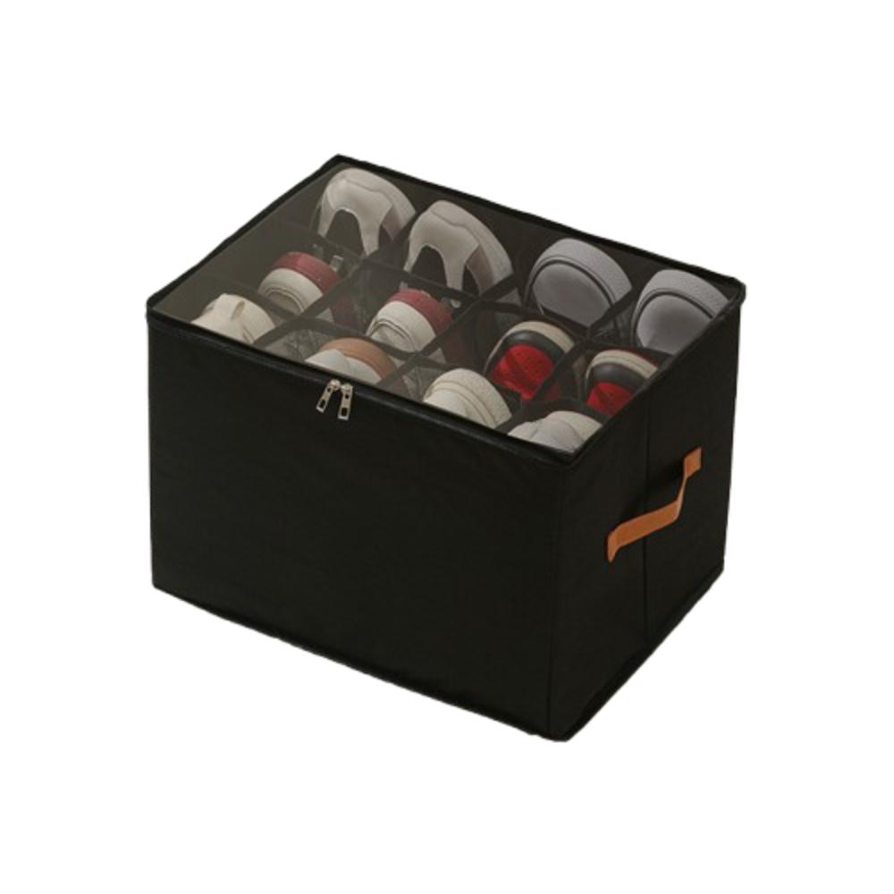 

Waterproof 12 Grids Shoes Storage Box Dustproof Clothes Jeans Storage Box Bedroom