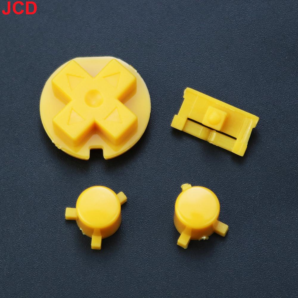 JCD 1 Set Colorful Replacement Buttons Set Replacement For Game Boy GBP Console On Off Button A B Buttons D Pads Replace