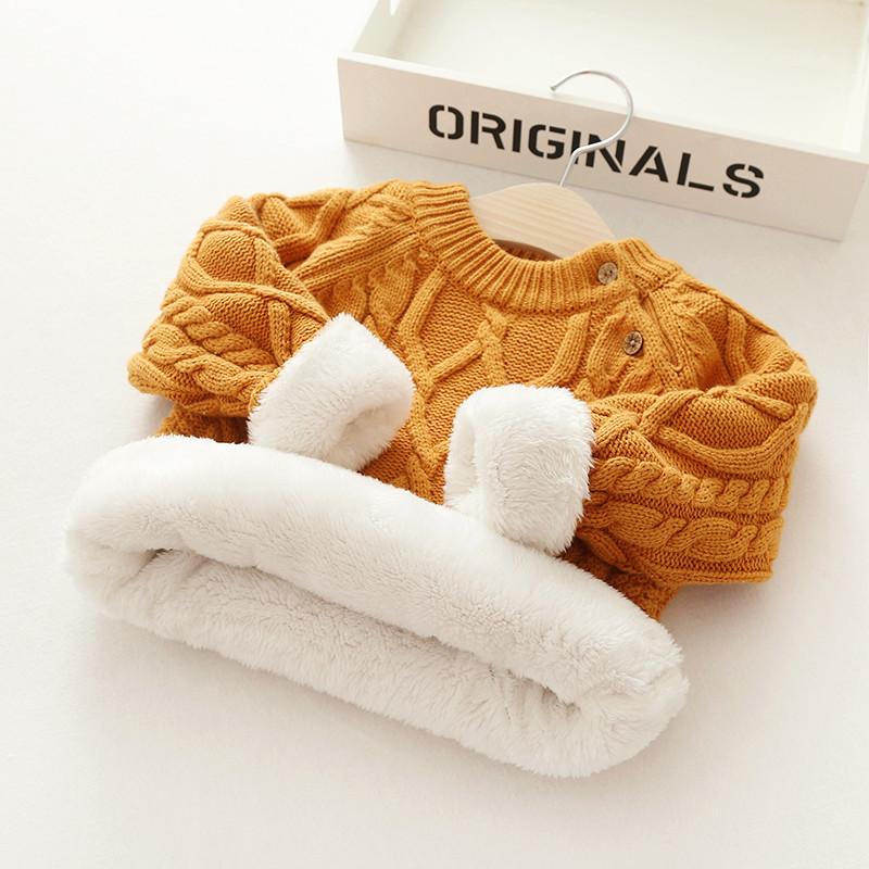 

Осень-зима, детские свитера для маленьких мальчиков и девочек, шерстяной пуловер с героями мультфильмов, детский теплый свитер, пальто, кардиган, утепленная верхняя одежда 120 жёлтый