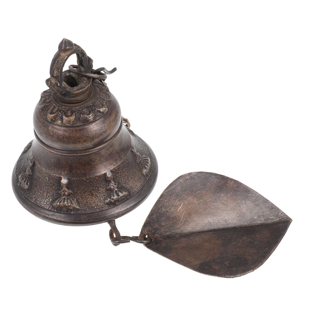 Decoração Pendurada de Templo Materiais Robustos Design Simples Decoração de Pátio Sino de Vento de Latão Sino Pendurado ao Vento Sino de Quarto