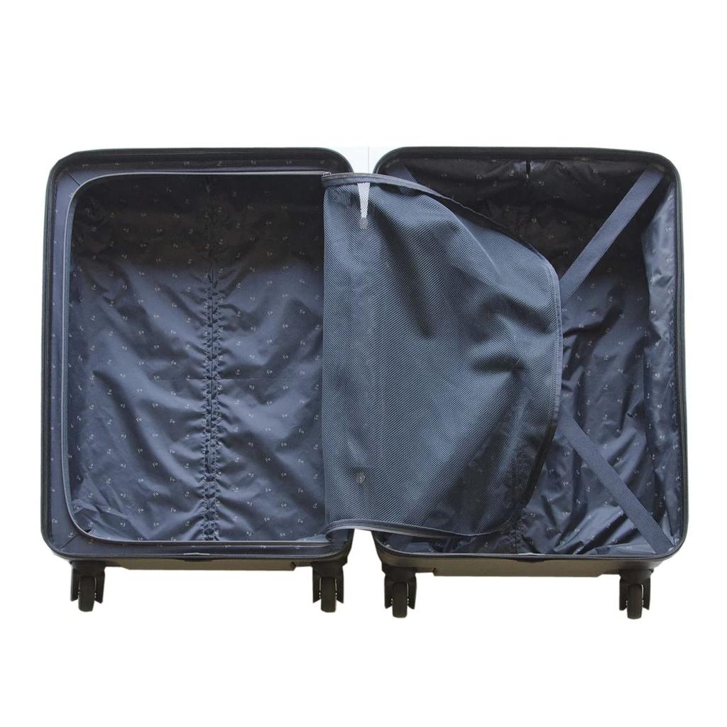 LIEVE patentierter beiger [FREQUENTER] 4-Rad-Trolley, Koffer, leichtgewichtig, leise, Reifen, 57cm, 3.4kg, 52L, 1-252,