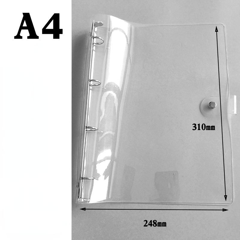 Ruler A4 B5 A5 A6 A7 PP Matt Frosted Planner Agenda Dokibook For 6 Holes Loose Leaf Spiral Notebook Organizer