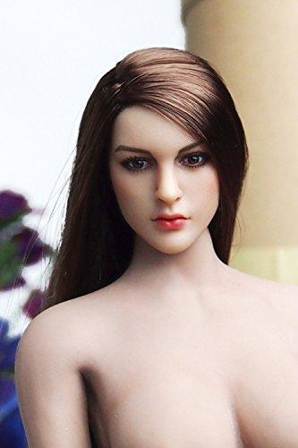 

[TOYBARJAPAN] Аксессуар для фигурки масштаба 1/6/Женская голова с прошитыми волосами, Европейка, KIMI TOYS KT005 (Совместим с телом TBLeague) (Корпус не входит в комплект)