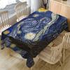 Meistverkaufte Van-Gogh-Ölgemälde-bedruckte Tischdecke, modisch, schlicht, für Zuhause, Couchtisch, Tischdecke, Anti-Fouling-Tischdecke