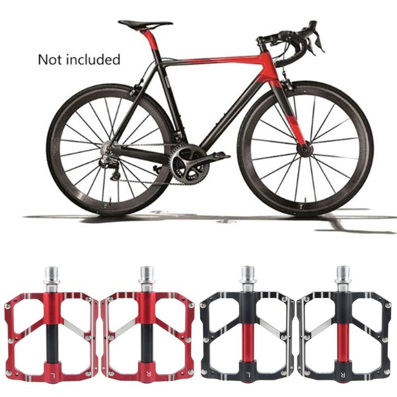 Aluminum Alloys Mountain Bicycles Pedal Light Weight Antiskid Bicycles Pedal Wide Flat Cycling Pedal Easily To Install