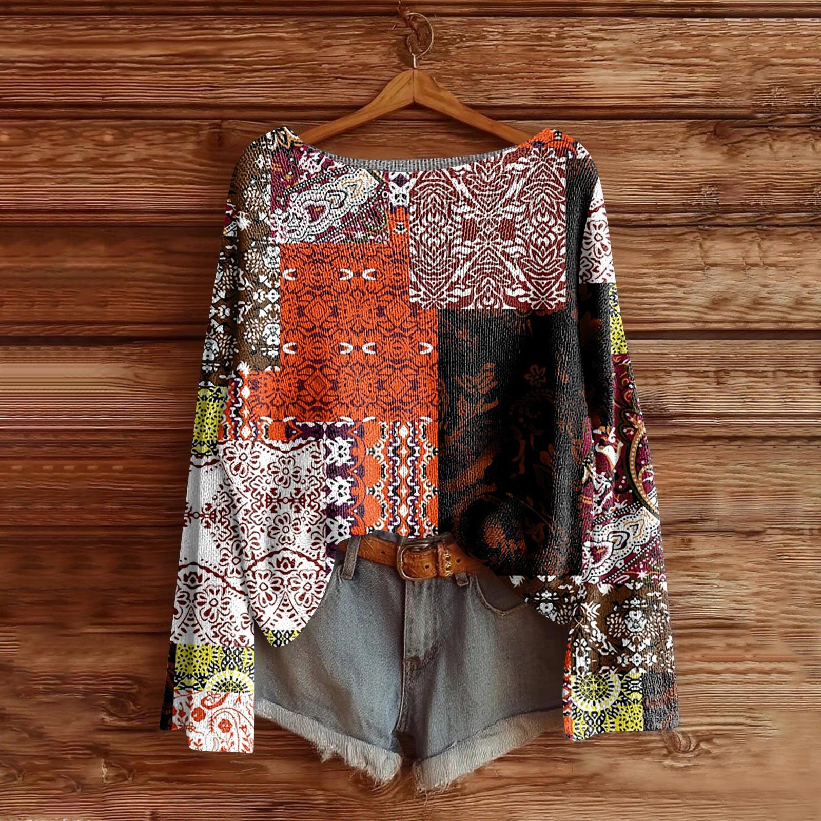 

Женская мода с длинным рукавом, рождественский принт «Снеговик-снежинка», куртка, кардиган M оранжевый