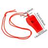 5/10/20PCS Pack Colorful Whistle with Rope Multifunction Plastic Cheerleading Whistles Sport Game Cheering Prop Party Supply ZYF