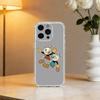 Cute CupHead And MugMan Phone Case For iPhone 17 16 15 14 13 12 11 Mini Pro Max Plus Transparent Cover