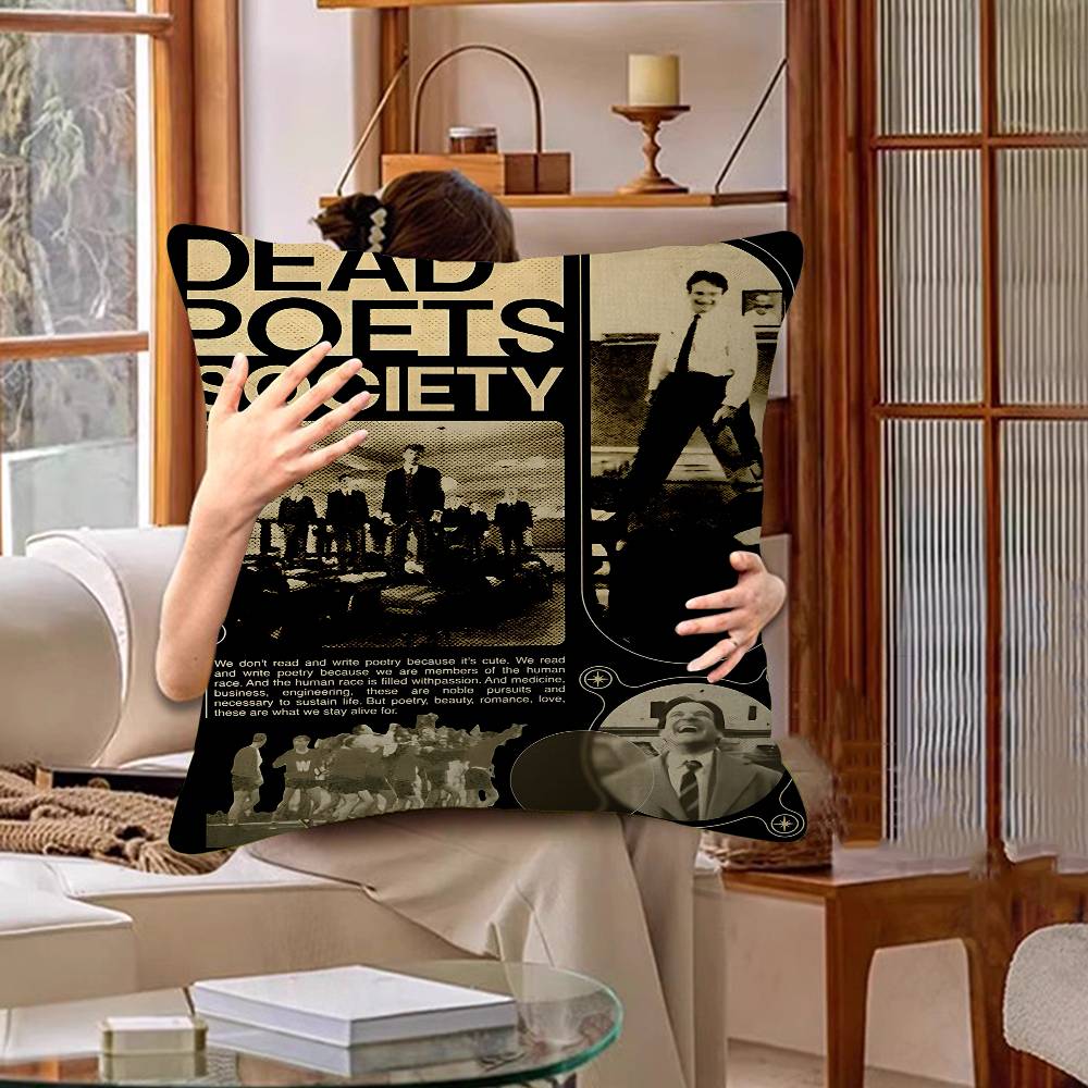 Dead Poets Society Movie Maple Design Cushion Cover Happy Autumn Harvest Decor Holiday Decorati Pillow Cover