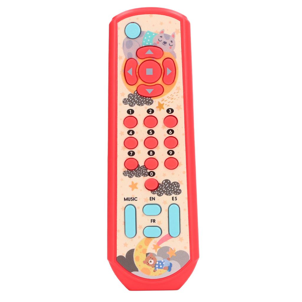 TV Remote Control Toy Baby Simulated Remote Control Toy with Sound and Light for Early Education Learning