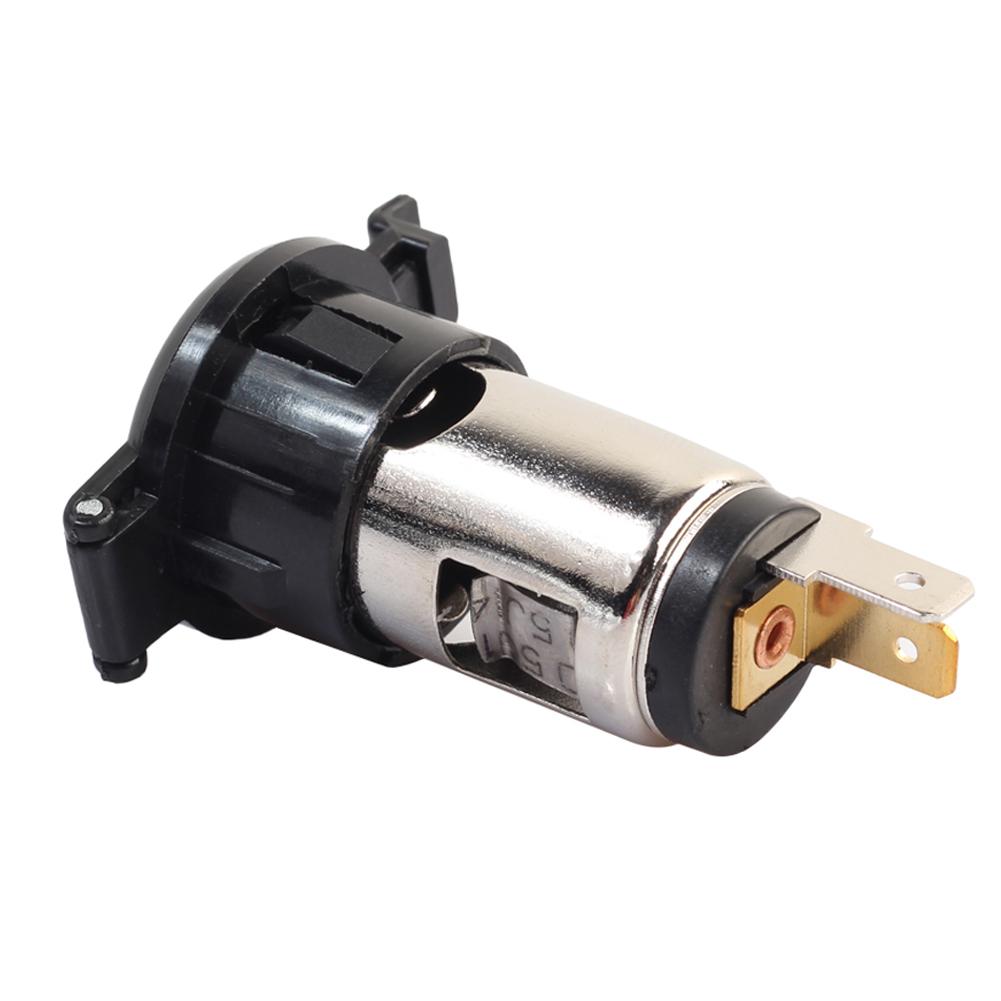 10-1PCS Max 10A Car Cigarette Lighter Waterproof Female Socket Seat with Cover Case 12V-24V Auto Truck Motorcycle Car Accessorie